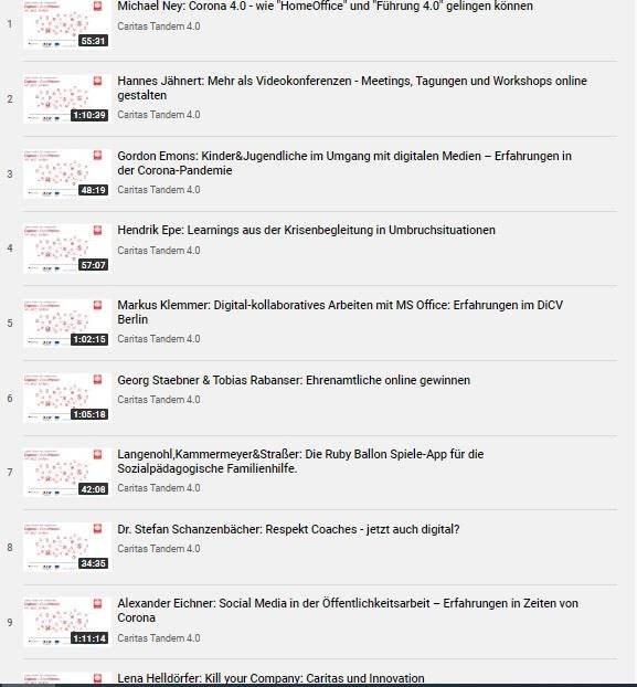 Digitales SozialWesen - Liste-Aufzeichnungen